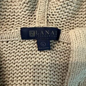 Tolani Women's Beige Cowl Neck Sweater